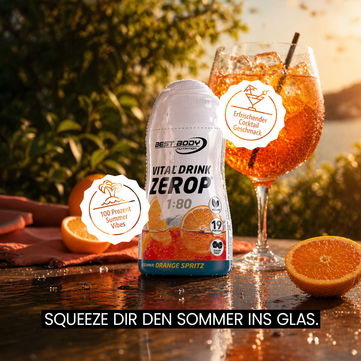 Vital Drink Zerop - Orange Spritz - 48 ml Squeeze Flasche#geschmack_orange-spritz